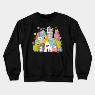 Monster in da City 03 Crewneck Sweatshirt